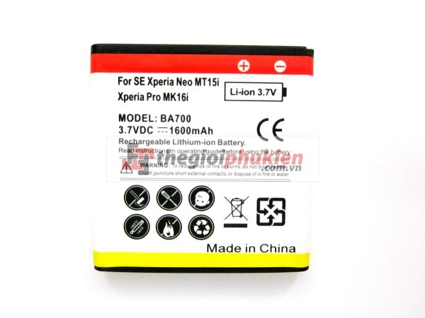 Pin Sony BA700 ( ST18i/MT15i )